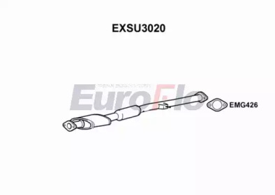 Амортизатор EuroFlo EXSU3020