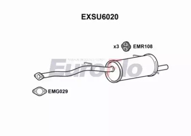 Амортизатор EuroFlo EXSU6020