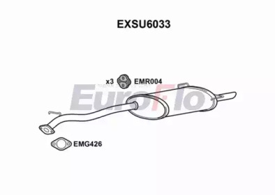 Амортизатор EuroFlo EXSU6033