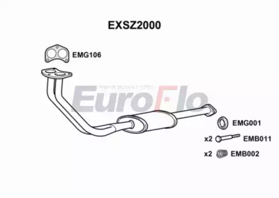 Труба выхлопного газа EuroFlo EXSZ2000