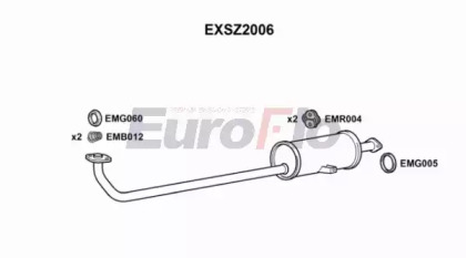 Труба выхлопного газа EuroFlo EXSZ2006