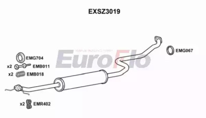 Амортизатор EuroFlo EXSZ3019