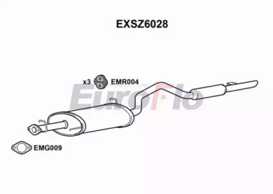 Амортизатор EuroFlo EXSZ6028