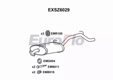 Амортизатор EuroFlo EXSZ6029