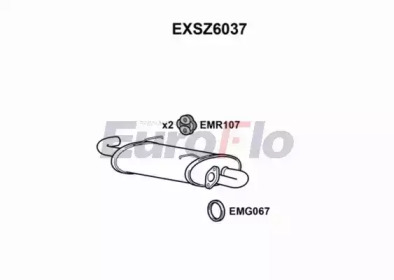 Амортизатор EuroFlo EXSZ6037