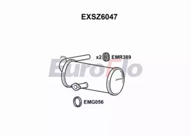 Амортизатор EuroFlo EXSZ6047