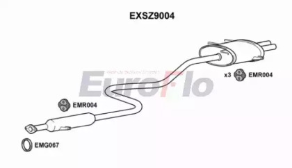 Амортизатор EuroFlo EXSZ9004