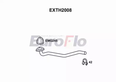 Труба выхлопного газа EuroFlo EXTH2008