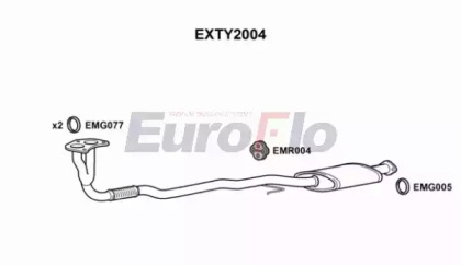 Труба выхлопного газа EuroFlo EXTY2004