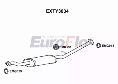 Амортизатор EuroFlo EXTY3034