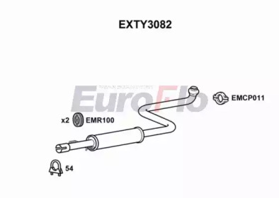 Амортизатор EuroFlo EXTY3082