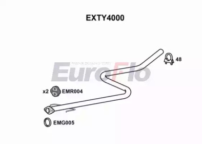 Труба выхлопного газа EuroFlo EXTY4000