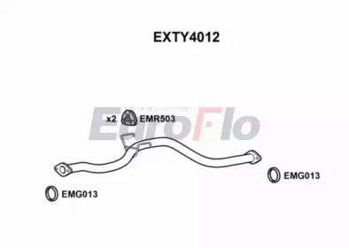 Труба выхлопного газа EuroFlo EXTY4012