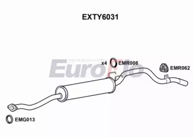 Амортизатор EuroFlo EXTY6031