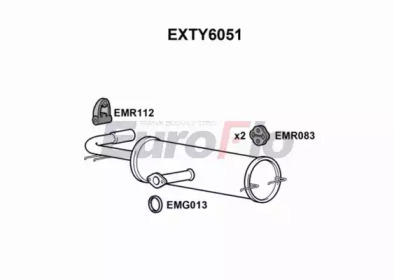 Амортизатор EuroFlo EXTY6051