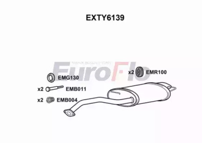 Амортизатор EuroFlo EXTY6139