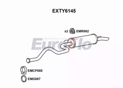 Амортизатор EuroFlo EXTY6145