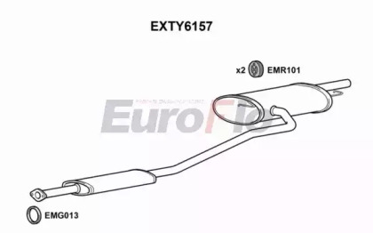 Амортизатор EuroFlo EXTY6157