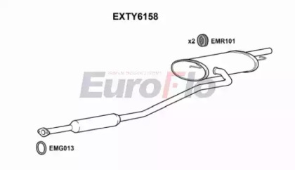 Амортизатор EuroFlo EXTY6158