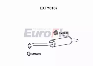 Амортизатор EuroFlo EXTY6187