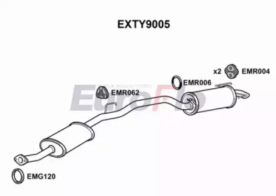 Амортизатор EuroFlo EXTY9005