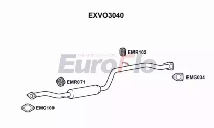 Амортизатор EuroFlo EXVO3040