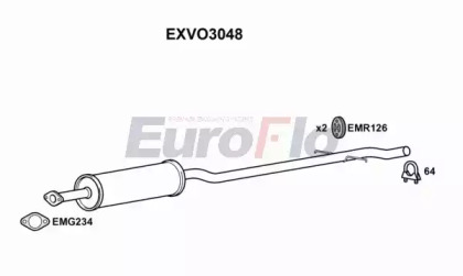 Амортизатор EuroFlo EXVO3048