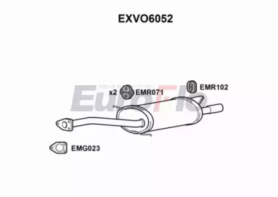 Амортизатор EuroFlo EXVO6052