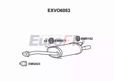 Амортизатор EuroFlo EXVO6053