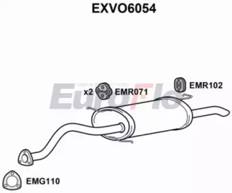 Амортизатор EuroFlo EXVO6054