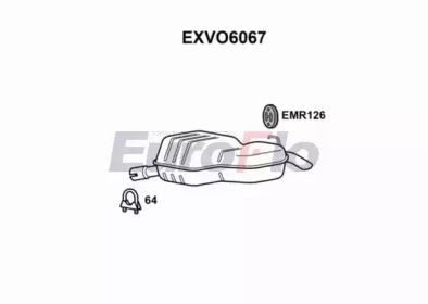 Амортизатор EuroFlo EXVO6067