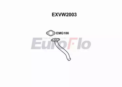 Труба выхлопного газа EuroFlo EXVW2003