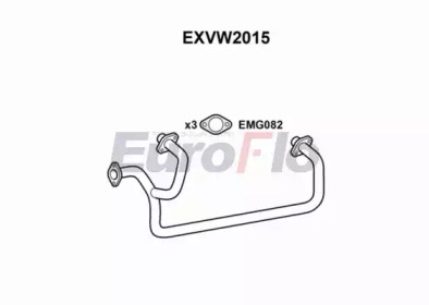 Труба выхлопного газа EuroFlo EXVW2015