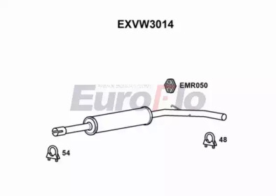 Амортизатор EuroFlo EXVW3014