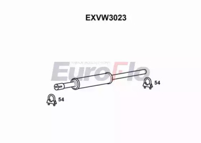 Средний глушитель выхлопных газов EuroFlo EXVW3023