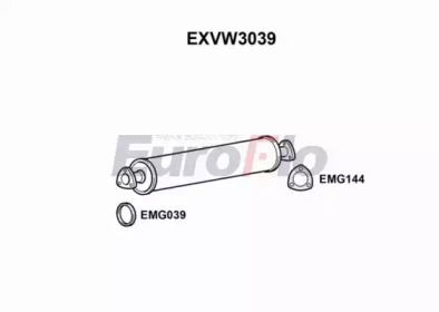 Амортизатор EuroFlo EXVW3039