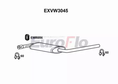 Амортизатор EuroFlo EXVW3045