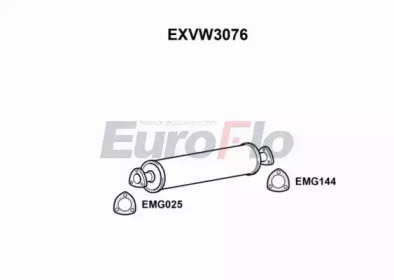 Амортизатор EuroFlo EXVW3076