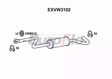 Амортизатор EuroFlo EXVW3102