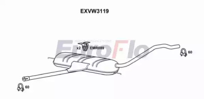 Амортизатор EuroFlo EXVW3119