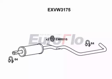 Амортизатор EuroFlo EXVW3175