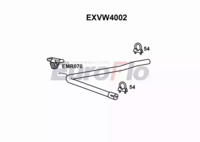 Труба выхлопного газа EuroFlo EXVW4002