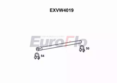 Труба выхлопного газа EuroFlo EXVW4019