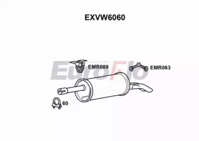 Амортизатор EuroFlo EXVW6060