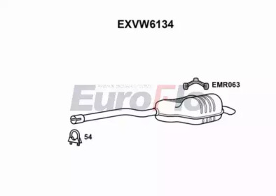 Амортизатор EuroFlo EXVW6134