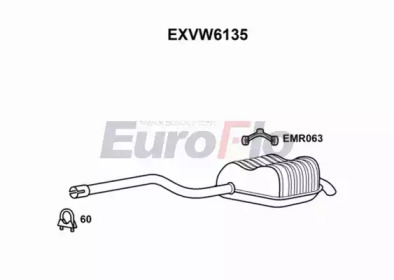 Амортизатор EuroFlo EXVW6135