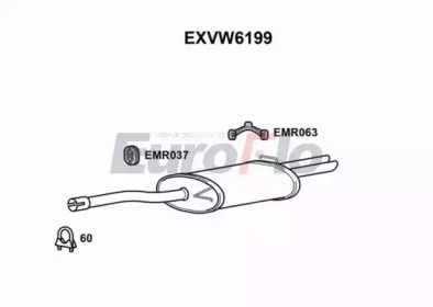 Амортизатор EuroFlo EXVW6199