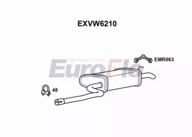 Амортизатор EuroFlo EXVW6210