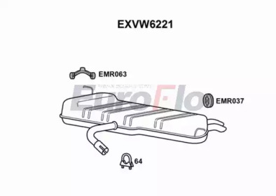 Амортизатор EuroFlo EXVW6221