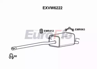 Амортизатор EuroFlo EXVW6222